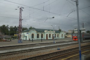 Russischer Kleinstadtbahnhof